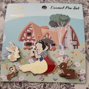 Loungefly Disney Enamel Pin Set - Snow White and Friends